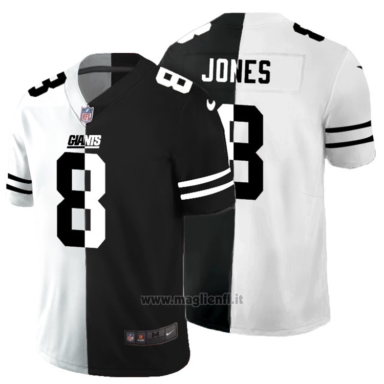 Maglia NFL Limited New York Giants Jones White Black Split